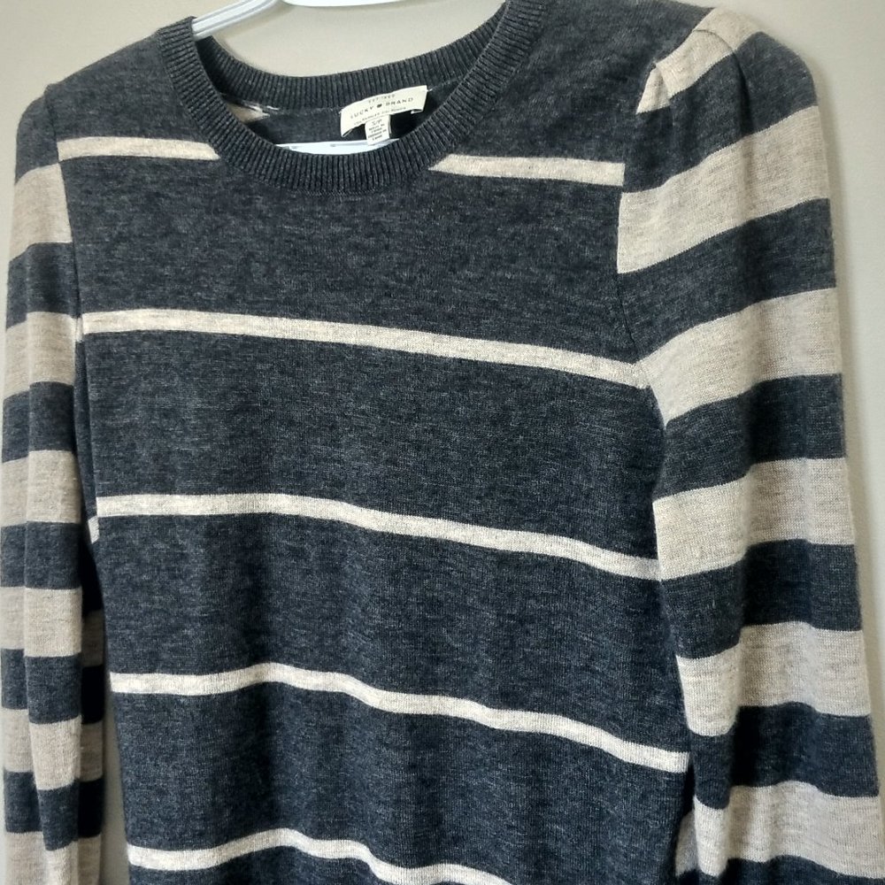 Women's Lucky Brand Sweater Striped Sz S